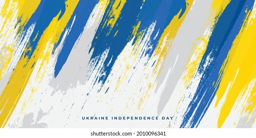 Blue and yellow grunge background for Ukraine independence day design. good template for Ukraine national day