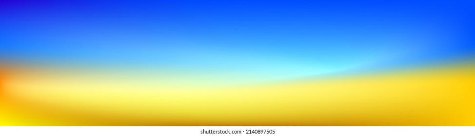 blue and yellow horizontal gradient strokes, Linkedin banner, Facebook cover, Instagram icon, Ukrainian flag color, soft, 3d, vector background, webinar announcement, space for text, glowing light