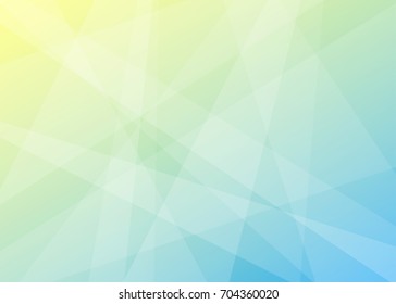 Blue and yellow low poly vector background