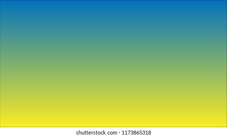 Blue and yellow mesh gradient vector background with copy space 