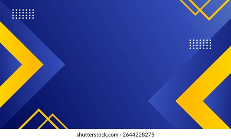 Blue and yellow orange background with triangle. Vector abstract background texture design, bright poster. Abstract background modern hipster futuristic graphic. Multi-layer effect with texture.