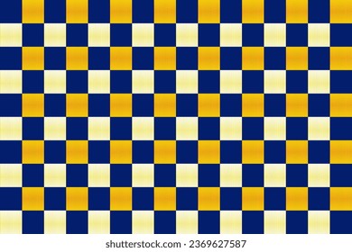 blue, yellow, orange, lattice-contiguous checkered background