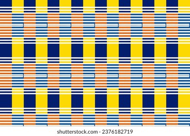 azul, amarillo, naranja, fondo de cuadros contiguo a las redes