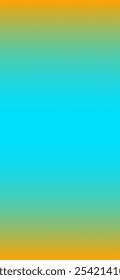 Blue, Yellow, Orange Vertical Neon Gradient Background. Vivid Neon Vertical Gradient Background. Glitch Fluid Color Overlay for Mobile Screen. Holographic Contrast Overlay Design. 3D Fluid Color.