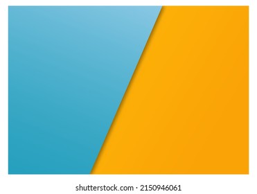 Blue and Yellow Pastel Paper Color for Background Vector