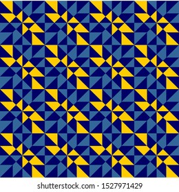 blue and yellow pattern background vector