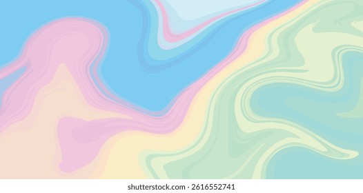 blue, yellow, pink and green background