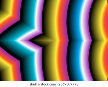BLUE YELLOW PURPLE ABSTRACT  design with aesthetic gradient background