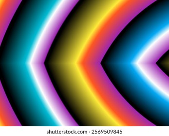 BLUE YELLOW PURPLE ABSTRACT  design with aesthetic gradient background