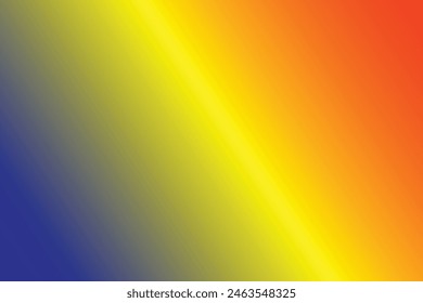 Blue, yellow and red color combination gradient background design. Blue, yellow and red color liner type of gradient background.