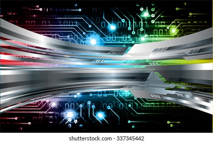 blue yellow red illustration of technology internet network computer background with binary number, style. infographics. Information. motion blur. pixel. Binary digit. number. vector. silver