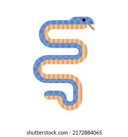 blue and yellow snake wild icon