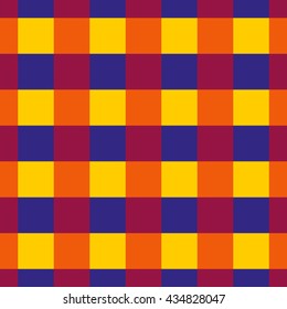Blue and yellow strips geometric seamless pattern. Fashion graphic. Background design. Modern stylish  texture. Template for prints, textile, wrapping and decoration, wallpaper. Vector illustration.
