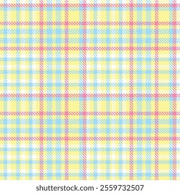 Blue Yellow Tartan Pattern Seamless. Plaid Sweet Checker Pattern for Shirt Printing,clothes, Dresses, Tablecloths, Blankets, Bedding, Paper,quilt,fabric and Other Textile Products.