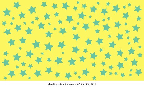 Blue and yellow vector minimal geometric pattern background