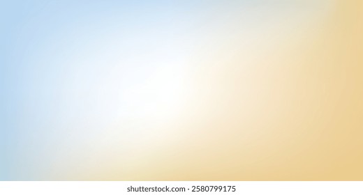 Blue and yellow watercolor vector texture background for poster, cover, banner, flyer, cards. Hand drawn abstract