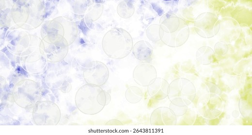 Fondo azul y amarillo de la textura del Vector de la acuarela para el cartel, cubierta, Anuncio, volante, tarjetas. Dibujado a mano ilustración de verano para el diseño. Fondo minimalista de verano. Textura de papel.