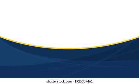 blue and yellow wavy shape background. great for business banner design, corporate poster, presentation, website, cover, brochure.