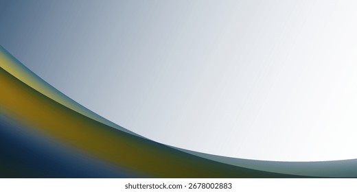 blue and yellow wavy shapes background. suitable for business poster, corporate banner, presentation, brochure, flyer, cover.

