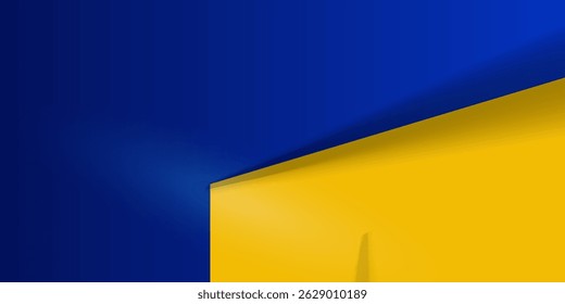 Blue yellow web, card,presentation, abstract background
