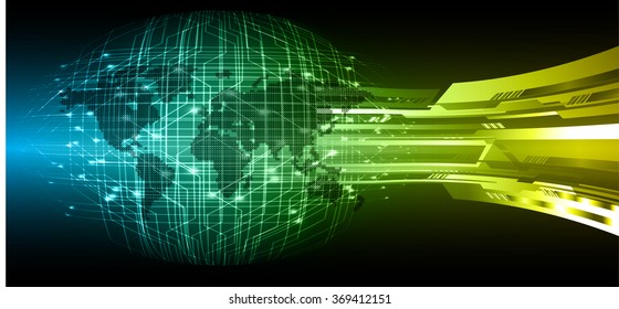 blue yellow world Light Abstract Technology background for computer graphic website internet business. circuit. illustration.digital.infographics. binary code. www.vector.motion pixel. eye scan virus