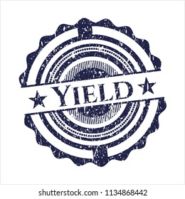 Blue Yield distress rubber texture