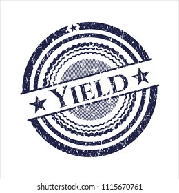 Blue Yield rubber texture