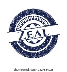 Blue Zeal rubber grunge texture stamp