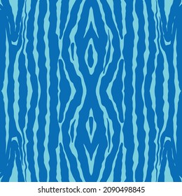 Blue zebra print seamless repeat pattern print