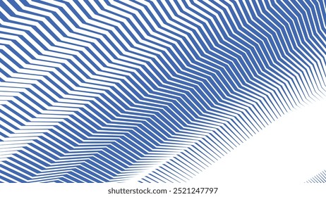 Blue zig zag abstract pattern background for backdrop or fabric style