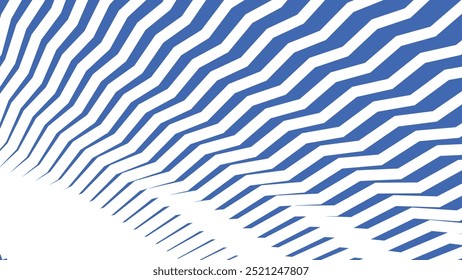 Blue zig zag abstract pattern background for backdrop or fabric style