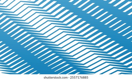 Blue zig zag abstract stripes stripes line vector background for backdrop or presentation