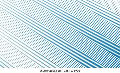 Blue zig zag abstract stripes stripes line vector background for backdrop or presentation