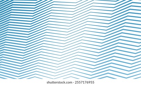 Blue zig zag abstract stripes stripes line vector background for backdrop or presentation