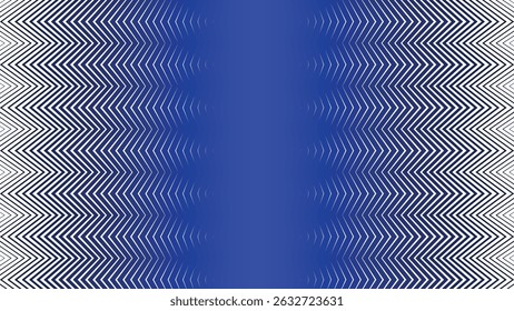 Azul Zig Zag linha sem emenda padrão vetor fundo para design moderno e decoração