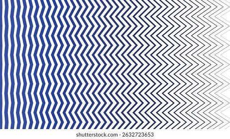 Blue Zig Zag Line Seamless Pattern Vector Background for Modern Design and Decoration