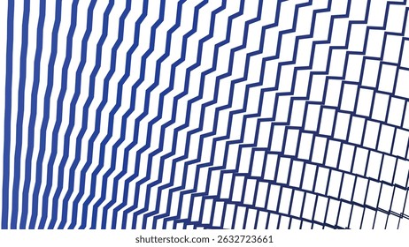 Blue Zig Zag Line Seamless Pattern Vector Background for Modern Design and Decoration