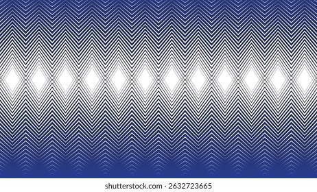 Blue Zig Zag Line Seamless Pattern Vector Background for Modern Design and Decoration