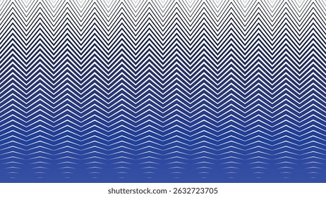 Blue Zig Zag Line Seamless Pattern Vector Background for Modern Design and Decoration