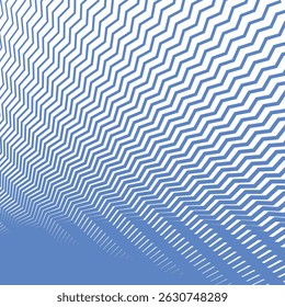 Blauwe zigzag lijn strepen abstracte achtergrond