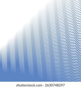 Blauwe zigzag lijn strepen abstracte achtergrond