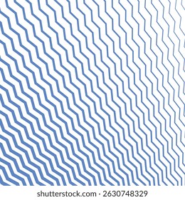 Blue zig zag line stripes abstract background