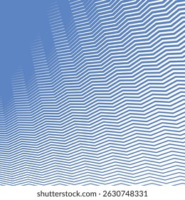 Blauwe zigzag lijn strepen abstracte achtergrond