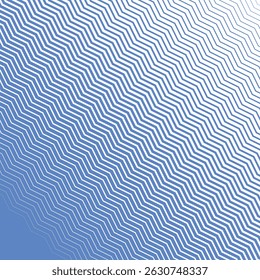 Blauwe zigzag lijn strepen abstracte achtergrond