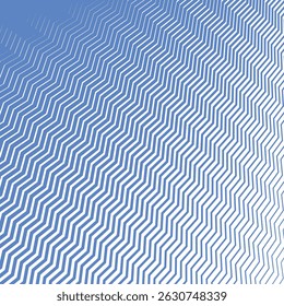 Blauwe zigzag lijn strepen abstracte achtergrond