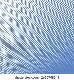 Blauwe zigzag lijn strepen abstracte achtergrond