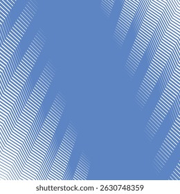 Blauwe zigzag lijn strepen abstracte achtergrond