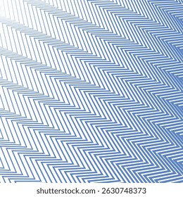 Blue zig zag line stripes abstract background