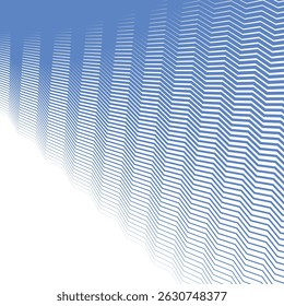 Blue zig zag line stripes abstract background