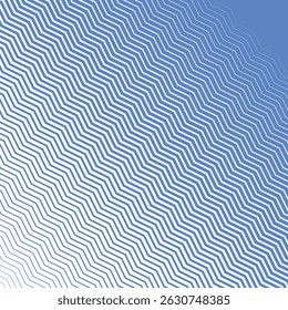 Blauwe zigzag lijn strepen abstracte achtergrond